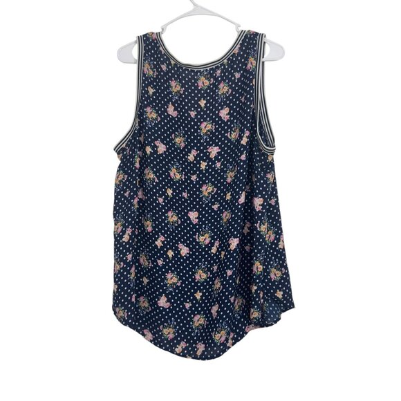 Torrid Womens Sleeveless Polka Dot & Floral Tank Top Size 3 - Picture 8 of 10